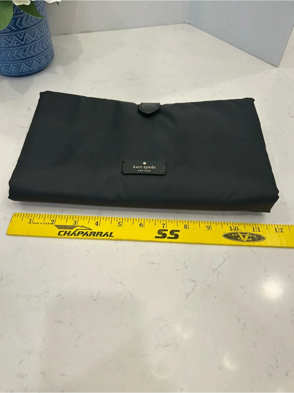 kate spade Black Foldable Travel Changing pad